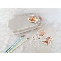 Patches Set, Federmäppchen, Etui, Balloon, Dragon, Schwan, Geschenk, Geschenk Mädchen, Junge Einschulung von lyllevenn