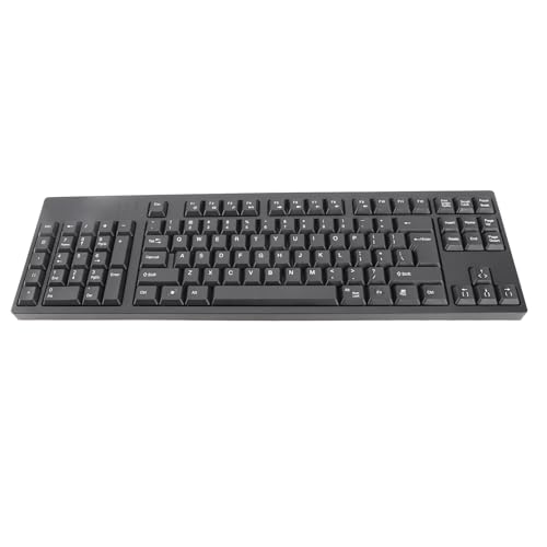 Linkshänder-Tastatur, Full-Size Dual USB Interface 109 Keys Keyboard zum Computer Laptop mit Nummernpad und Schnur, für Software Designer, Ingenieure, Büros und Märkte von lyrlody