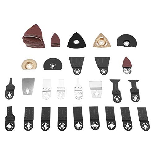 Multifunktions-Werkzeug Klingen Set mit 100 Stücken Oszillieren Dem Sägeblatt-Multitool-Werkzeug Zubehör für, Fein, Worx, usw. von lyrlody