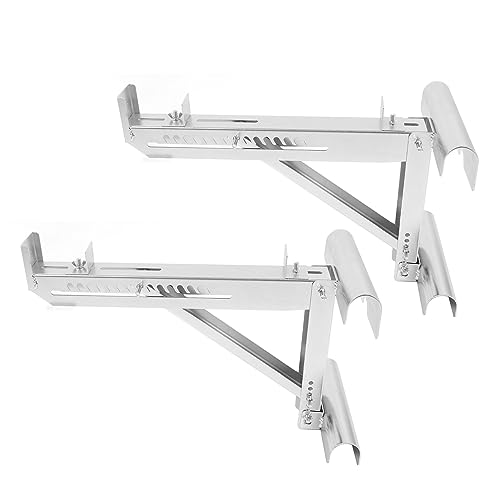 lyrlody 2 Stück Verstellbare Leiteraufstecker aus Legiertem Stahl Verstellbare Ladder Jack Stabilisator Leiter Stand für Leitern bis 20 Zoll Breite von lyrlody
