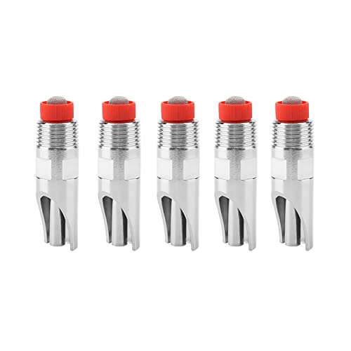 lyrlody 5pcs Edelstahl Automatische Nippeltrinker Wasserer für Schweine Vieh mit Federbelastetem Ventil Sauberes Trinkwasserdüsen für Sauen Ferkel lyrlody 5pcs Edelstahl Automatische Nippeltrinker Wasserer für Schweine Vieh mit Federbelastetem Ventil Sauberes Trinkwasserdüsen für Sauen Ferkel von lyrlody