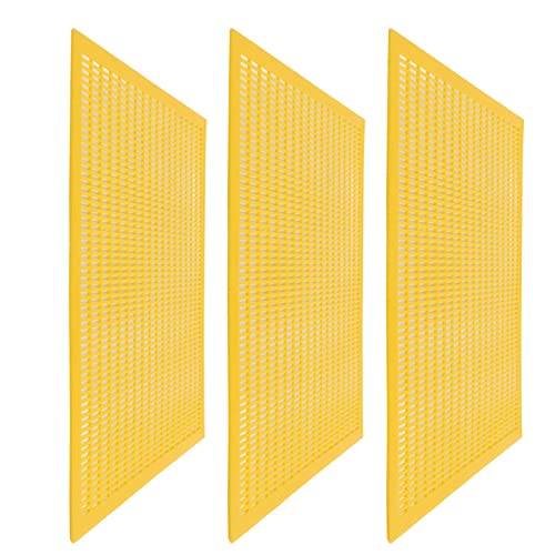 lyrlody Bee Queen Protector Excluder Beehive Queen -Trennzeichen 3 Teile Plastik Bienenkönigin Wach -Gitter Werkzeug Einfach zu Verwenden Beabstandetes Netz für Arbeiterbienen Vielseitig für von lyrlody