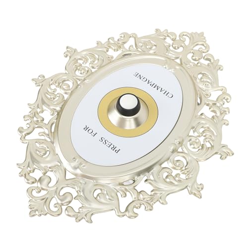 lyrlody Dekorative Türglocke, Dekorative Türklingel -Push - Champagner Thema für das Lernen von lyrlody