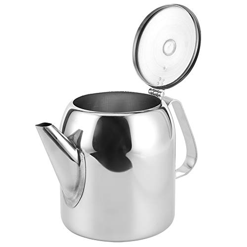 lyrlody Edelstahl Wasserkocher 20oz32oz mit und Leckdestem Spackspiegel Polierender Ergonomischer Griff für Hotelrestaurants Heimnutzung (32 Unzen (ca. 850 ml)) von lyrlody