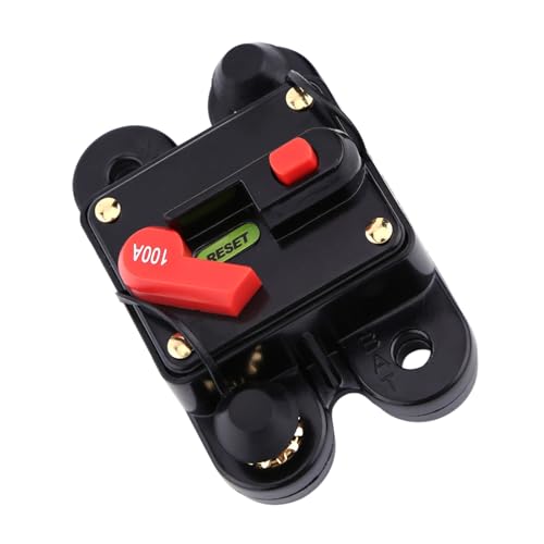 lyrlody Elektrischer Trennpunkt, Autobrecher, Rresettable Breaker, Inline -Sicherungswechselrichterstromüberlastungsprotektor für Fahrrad für das Boot (100A) von lyrlody