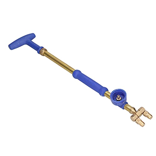 lyrlody Garden Lawn Doppeldüse Sprühgerät Doppeldüse Wasser Sprühgerät Dual Düse Garten Ergonomisches Design Nicht-Rutschgriff Teleskopkupferstange mit Flaschenanschluss für Garten von lyrlody