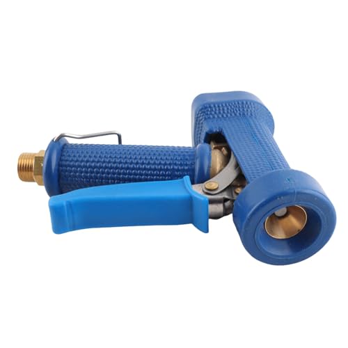 lyrlody Gartenschlauch -Sprühgerät Hochdruck Wasserspray -Düse mit G1/2in 20 Mm Weiblicher Fäden Zum Waschen von Autosbewässerungsanlagen Kommerzieller Küchengebrauch (C Blue Schnalle Sprühpistole von lyrlody