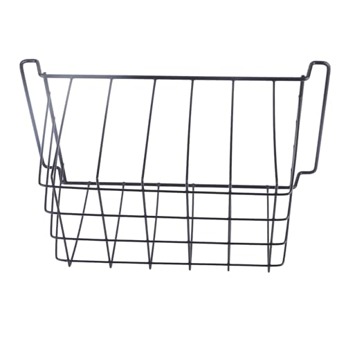 lyrlody Gefrierdrahtspeicherkorb 2 Packung Rosthanging Rack Organizer für Kühlschrankregale mit Schnellzugriffs-Mehrzwecknutzung Passt zu den Meisten Gefriergeräten (L 39 cm x W 20 cm x H 20 cm) von lyrlody
