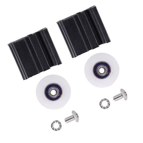 lyrlody Gewächshaus -Türrad -Kits, 22 -mm -Schiebetür Roller Nylon Ersatz Einfache Installation für Hallen Gewächshäuser von lyrlody