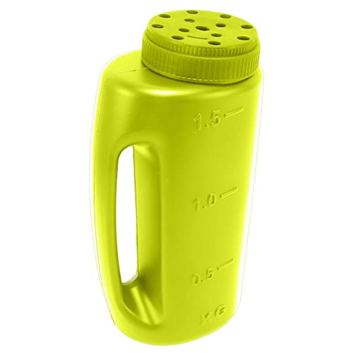 lyrlody Handheldsamen -Spreizer -Handheld Dünger Spreizer Handheld Diatomaceous Spreider für Salzsamen Dünger EIS Schmelze mit Dickerem Kunststoff Abrieb Material 19x12,5 cm 5,9 Unzen für Garten von lyrlody