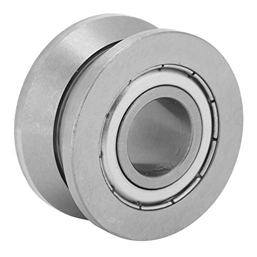 lyrlody LV202-41zz V Groove-Lager, Metallschienenwalze für Hochleistungsgeräte 15x41x20 Mm, Geeignet für 120-Grad-V-Schienen, Breite Anwendung in Maschinen und Mehr von lyrlody