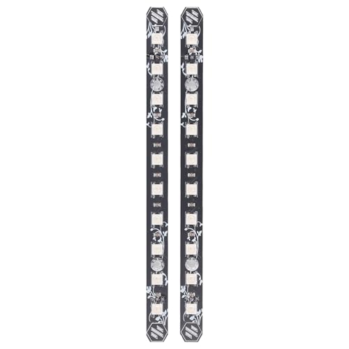 lyrlody Langlebiger Design LED Light Kit Strip für 3D -Drucker mit PCB -LED, Vielseitige Anwendung für 0,1 0,2, Lebendige Beleuchtung, Praktisches Kit DC5V 2PCS WS2812B Perle von lyrlody