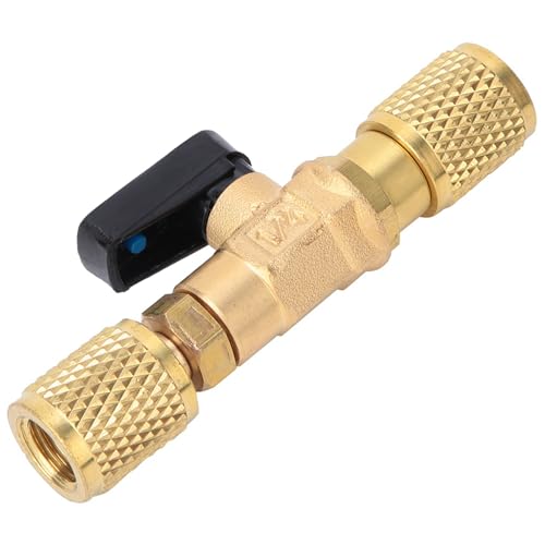 lyrlody Messing -Kühlkugelventiladapter, Premium -Messingkonstruktion, Hochdruckdauer, Stabil lyrlody Messing -Kühlkugelventiladapter, Premium -Messingkonstruktion, Hochdruckdauer, Stabil von lyrlody