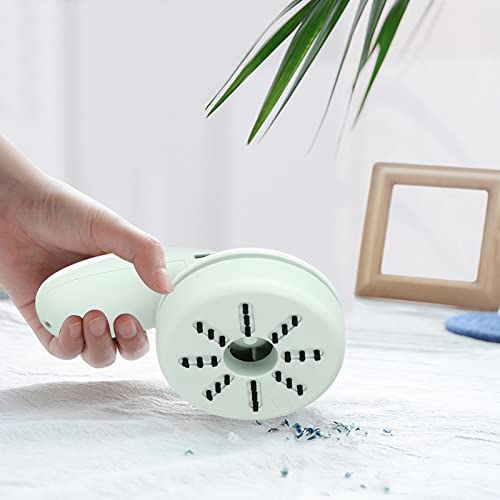 lyrlody Mini Cordless Vakuum Cleaner Handheld Kleiner Staubsauger Tragbarer Staubsauger mit 1200 -mAh -Batterie 360 ​​° nach Oben nach Oben Zur Staubentfernung Nylonbürste Einfach Abnehmbar (Green) von lyrlody