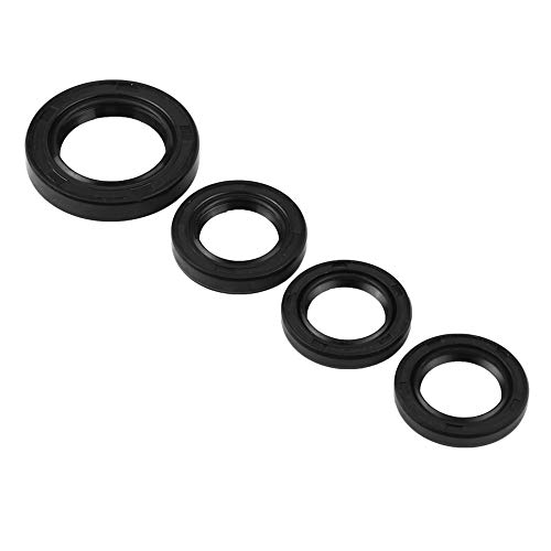 lyrlody Motoröldichtungskit, Kurbelwellenradkoffer Ölversiegelung, GY6 150ccm 125ccm Motor Öldichtung Kit 42395076 für Roller ATV Moped Motorcycle, mit Hohem Festigkeitskautschuk ausgestattet. von lyrlody