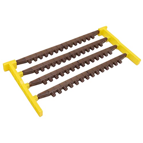 lyrlody Queen Bee Base Cell Bar Frames Multifunktionale Bienenzucht -Basiszellen -Becher Becher Bienenzuchtgeräte mit Schnittstellenverbindung für JZBZ Jenter Big Royal Jelly Nicot Cell Cup von lyrlody