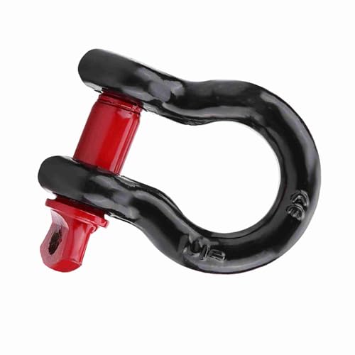 lyrlody Stahlhäzerhalterung D Ring, UTV ATV Schlepptaste Erholungsgurt Häppchen, Baumspaverwinch -Linkhaken, in Zwei Größen Erhältlich, Geeignet für die Meisten UTV/ATV, Premium -Qualitätsmaterial, von lyrlody