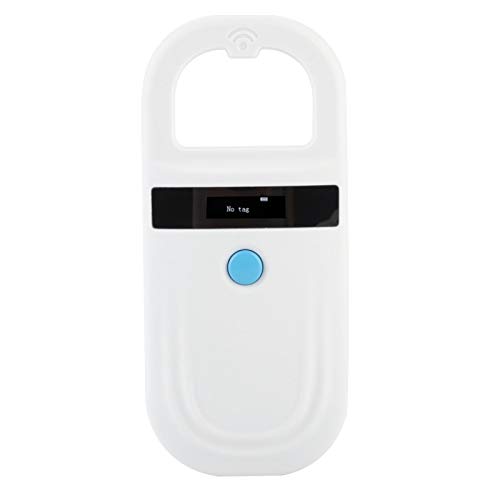 lyrlody Tier-Chip-Lesegerät, Haustier-Chip-Lesegerät, Tragbarer ID-Scanner, Wiederaufladbarer Tragbarer Mikrochip-Scanner für Tiermanagement, Ressourcenmanagement von lyrlody