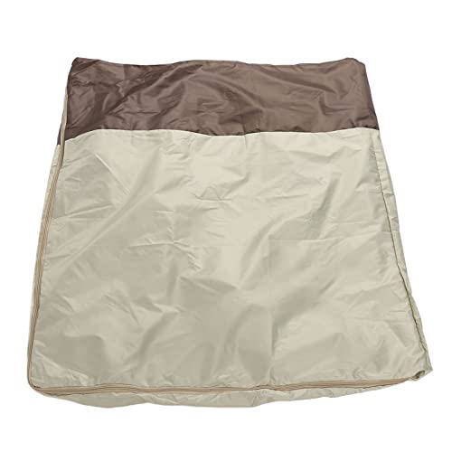 lyrlody Tragbare Klappbettabdeckung, Mehrzweck-Klappbett, Staubdichte Schutzhülle, Pool-Strandstuhl-Abdeckung, Hof-Klappbett, Klappstuhl (85x33x107cm, Wasserdicht, Oxford-Stoff) von lyrlody