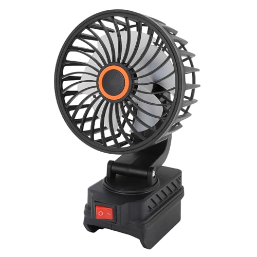 lyrlody Tragbarer Lüfter mit Dual -USB -Ladeanschlüssen, Leistungsstarker und Tragbarer, Vielseitiger Luftstromanpassung, Langlebiges und Robust von lyrlody