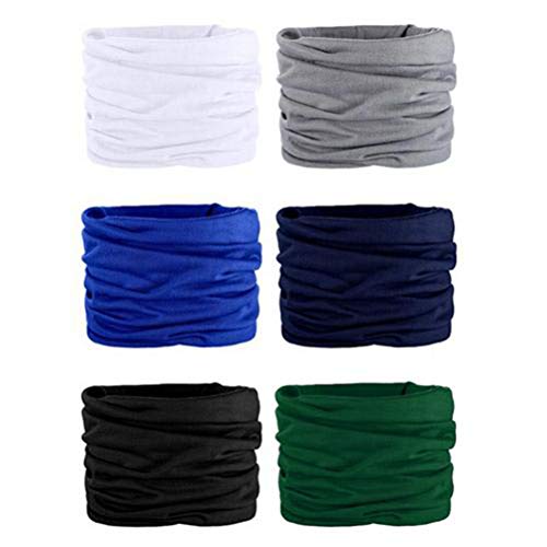 lyrlody UV Protection Neck Giter Mask Ice Seiden Sonnenmaske Balaclava für Männer Frauen mit Multifunktionalem Design für das Fischen von Wanderradfahren Running Yoga Reisen (Sortierte Farbe #19) von lyrlody