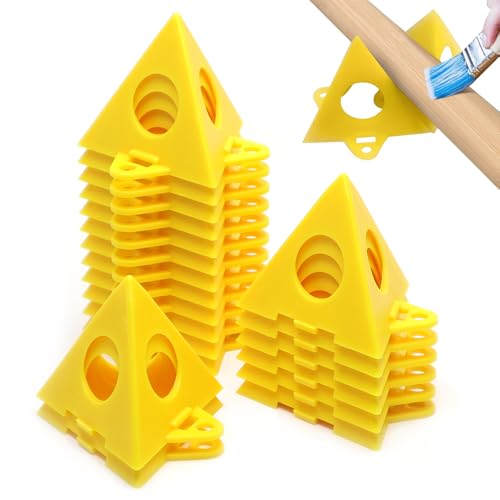 lyualma 25 Stück Mini-Kegel-Farbständer Pyramidenständer Dreieckige Stützständer Leinwand-Türerhöhungen für Kunsthandwerk Einen Sauberen Farbauftrag von lyualma