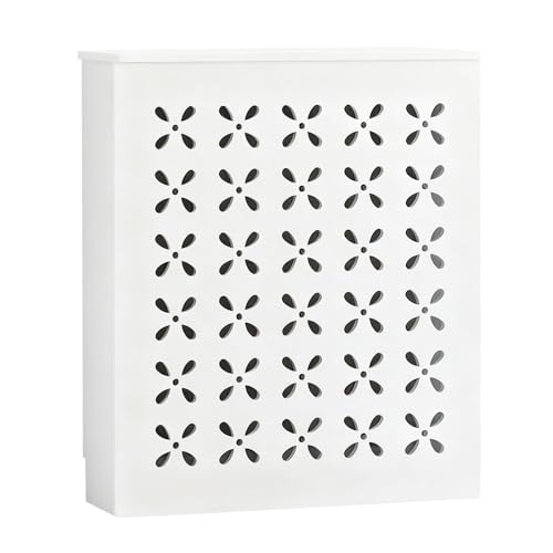 Heizkörperabdeckung, PVC Ventilkasten Verkleidung Rohrabdeckung, Mit Belüftungsdesign Heizkörperkasten, für Wohnzimmer oder Schlafzimmer(100x80x20cm/39.3x31.4x7.8in) von lyxamjrzyp