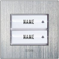 M-e Klingeltaster Edelstahl 2 Familien M-e Klingeltaster Edelstahl 2 Familien von m-e modern-electronics