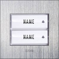 M-e modern-electronics 41027 Klingeltaster mit Namensschild 2 Familienhaus Edelstahl 8-24V AC/DC/1A M-e modern-electronics 41027 Klingeltaster mit Namensschild 2 Familienhaus Edelstahl 8-24V AC/DC/1A von m-e modern-electronics