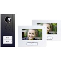 M-e modern-electronics Vistus VD ALU 6720A Vistus Video-Türsprechanlage Kabelgebunden Komplett-Set von m-e modern-electronics