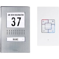 M-e modern-electronics Easy2wire EASY2WIRE Türsprechanlage Kabelgebunden Komplett-Set 1 Familienhau von m-e modern-electronics