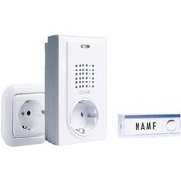 M-e modern-electronics FG-2.2 Funkklingel Komplett-Set mit Namensschild M-e modern-electronics FG-2.2 Funkklingel Komplett-Set mit Namensschild von m-e modern-electronics