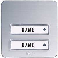 KTA-2 a/s Klingelplatte mit Namensschild 2fach Silber 12 V/1 a - M-e Modern-electronics KTA-2 a/s Klingelplatte mit Namensschild 2fach Silber 12 V/1 a - M-e Modern-electronics von m-e modern-electronics