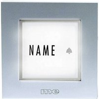 M-e modern-electronics KTB-1 S Klingelplatte mit Namensschild 1fach Silber 12 V/1A M-e modern-electronics KTB-1 S Klingelplatte mit Namensschild 1fach Silber 12 V/1A von m-e modern-electronics