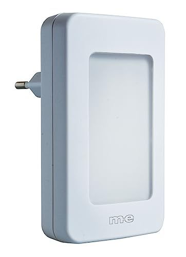 m-e modern-electronics 1676668 41145 Funkgong Empfaenger mit automatischem Nachtlicht, Weiß von m-e modern-electronics
