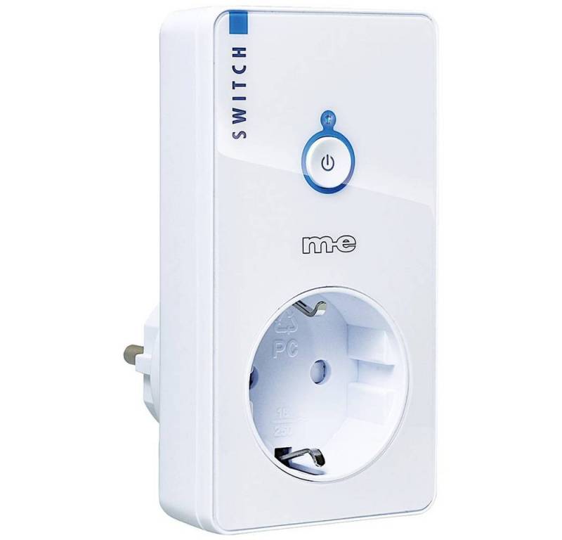 m-e CUVEO Funk-Steckdose Schalter2000 Watt (Empfänger 55200 Smart-Home-Steuerelement von m-e