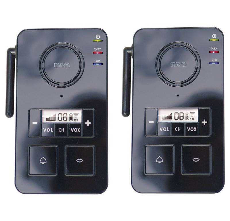 m-e Gegensprechanlage m-e modern-electronics FS 2.1 Gegensprechanlage Funk 446 MHz 2000 m Sc von m-e