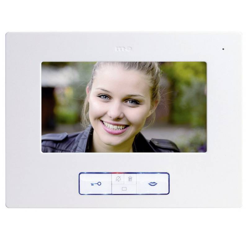 m-e Gegensprechanlage m-e modern-electronics Vistus Video-Türsprechanlage Kabelgebunden Inn von m-e