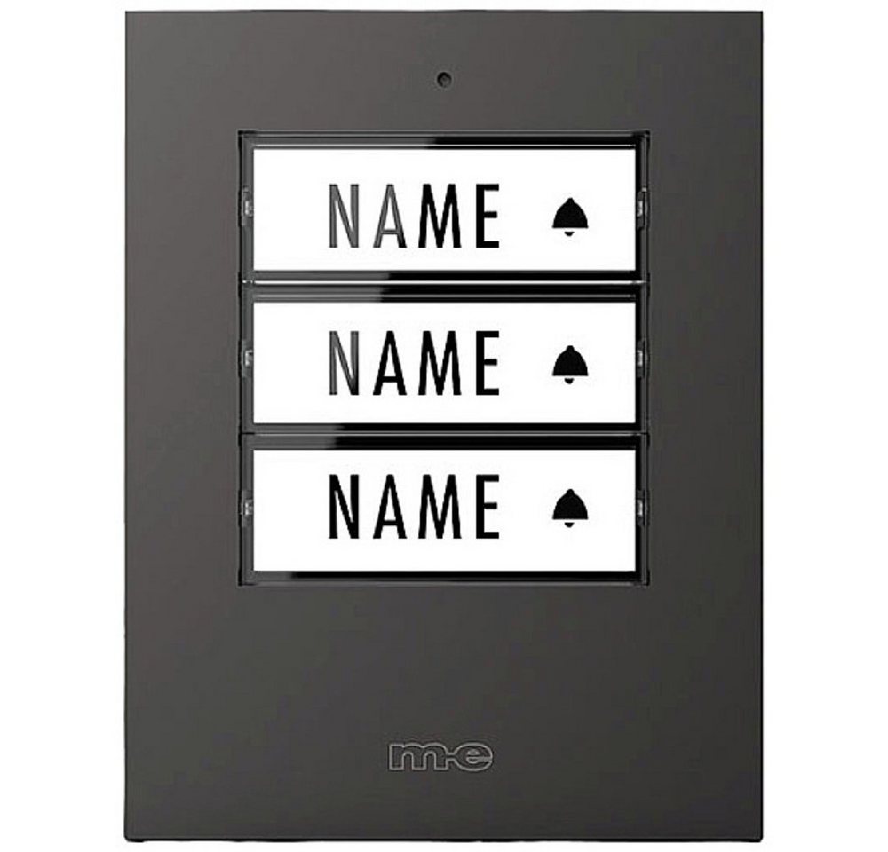 m-e Türklingel m-e modern-electronics 41307 Funkklingel Sender beleuchtet, mit Namens m-e Türklingel m-e modern-electronics 41307 Funkklingel Sender beleuchtet, mit Namens von m-e