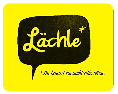 m. kern Mousepad Lächle Du Kannst sie Nicht alle töten von m. kern