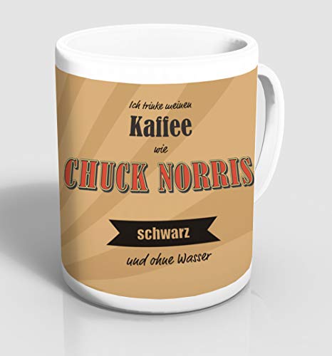 Tasse Kaffee Chuck Norris von m. kern