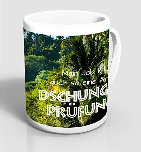 Tasse Mein Job auch eine Art Dschungelprüfung von m. kern