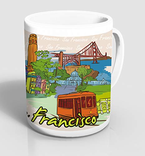 Tasse San Francisco Zeichnung von m. kern