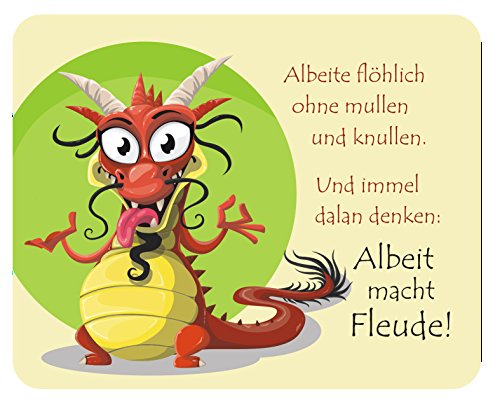 m. kern Mousepad Albeit Macht Fleude von m. kern