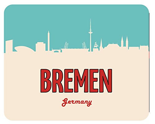 m. kern Mousepad Bremen Skyline von m. kern