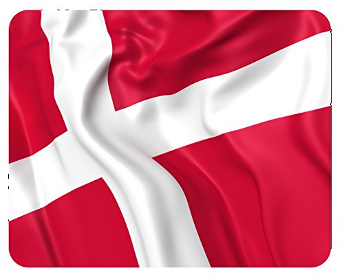 m. kern Mousepad Dänemark Flagge von m. kern