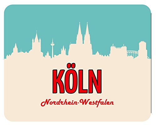 m. kern Mousepad Köln Skyline von m. kern