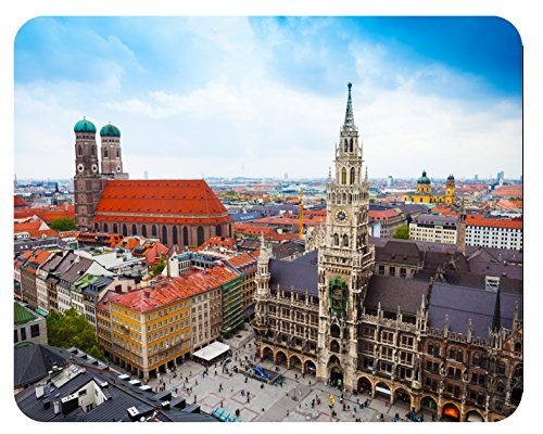 m. kern Mousepad München Marienplatz von m. kern