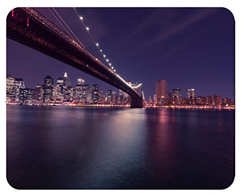 m. kern Mousepad New York Skyline Nacht von m. kern