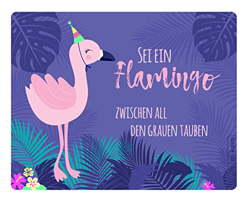 m. kern Mousepad Sei EIN Flamingo von m. kern